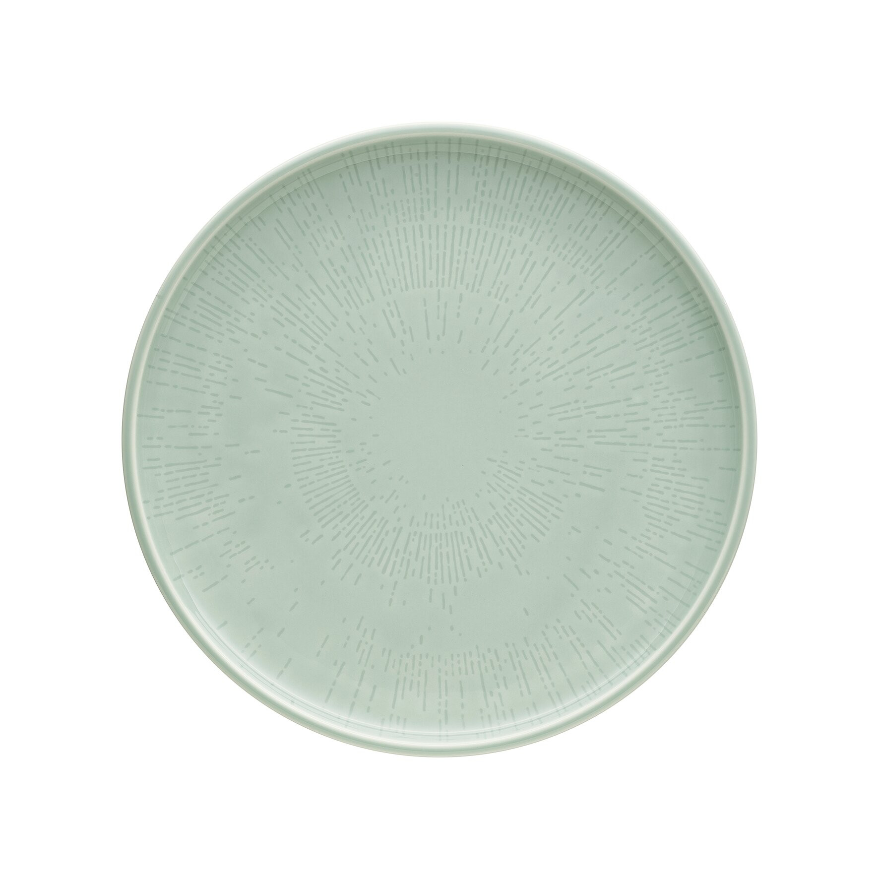 Shiro Glaze Frost, Coupteller flach ø 261 mm mit Struktur